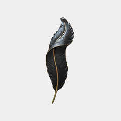 Wall Sconce Lamp Modern Resin Feather LED Dimmable Black
