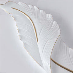 Wall Sconce Modern Resin Feather LED Dimmable Room