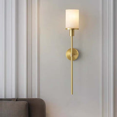 Fali súrlódás könnyű rézhenger márvány árnyék