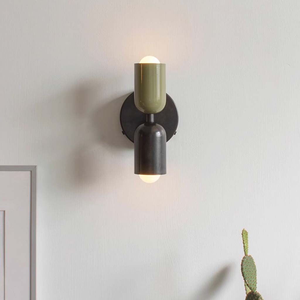 Wall Sconce Light Cream Double Head Living Room