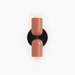 Wall Sconce Light Cream Double Head Orange Orange