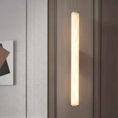 Wall Sconce Light Cylinder Linear Marble LED
