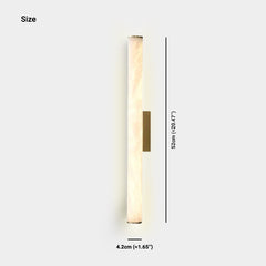 Wall Sconce Light Cylinder Linear Marble LED