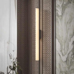 Wall Sconce Light Cylinder Linear Marble LED