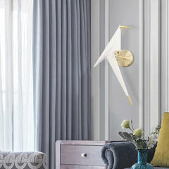 Wall Sconce Light Decorative Acrylic Bird LED Corner