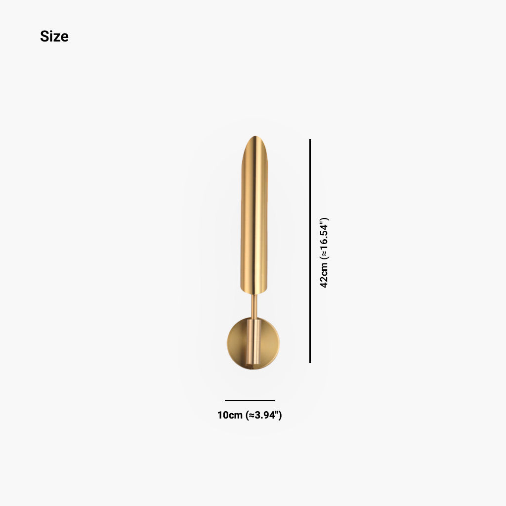 Wall Sconce Light Modern Gold Iron Arrow Size