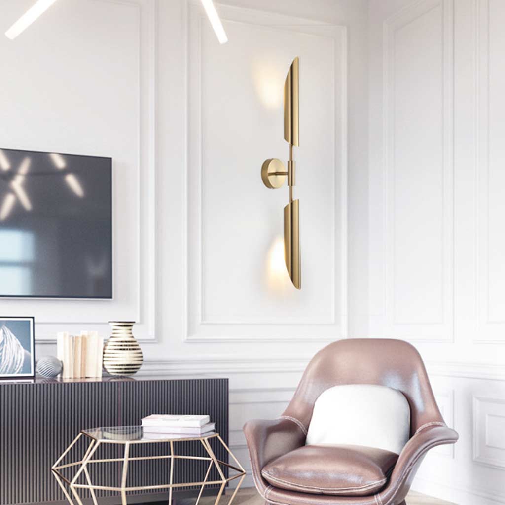 Modern Decorative Gold Iron Arrow Wall Sconce Light | VAXLAMP