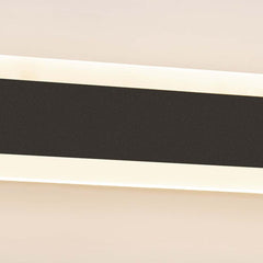 Luce con applique a parete Elegante ferro LED lineare e acrilico, 3 colori