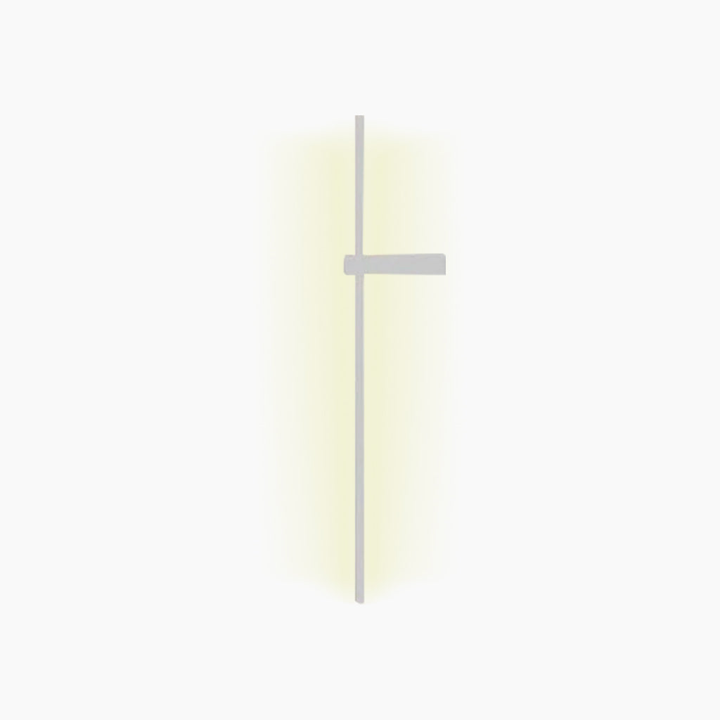 Wall Sconce Long Slim Linear White Right