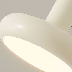 Wall Sconce Bauhaus Cream Metal Adjustable Swing Arm