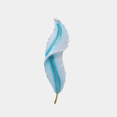 Wall Sconce Modern Resin Feather LED Dimmable Blue