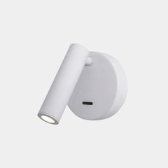 Applique da parete con faretto LED circolare/rettangolare per la lettura