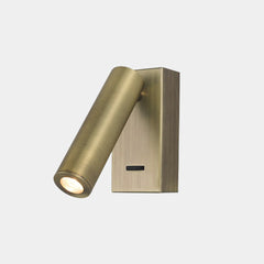 Applique da parete con faretto LED circolare/rettangolare per la lettura