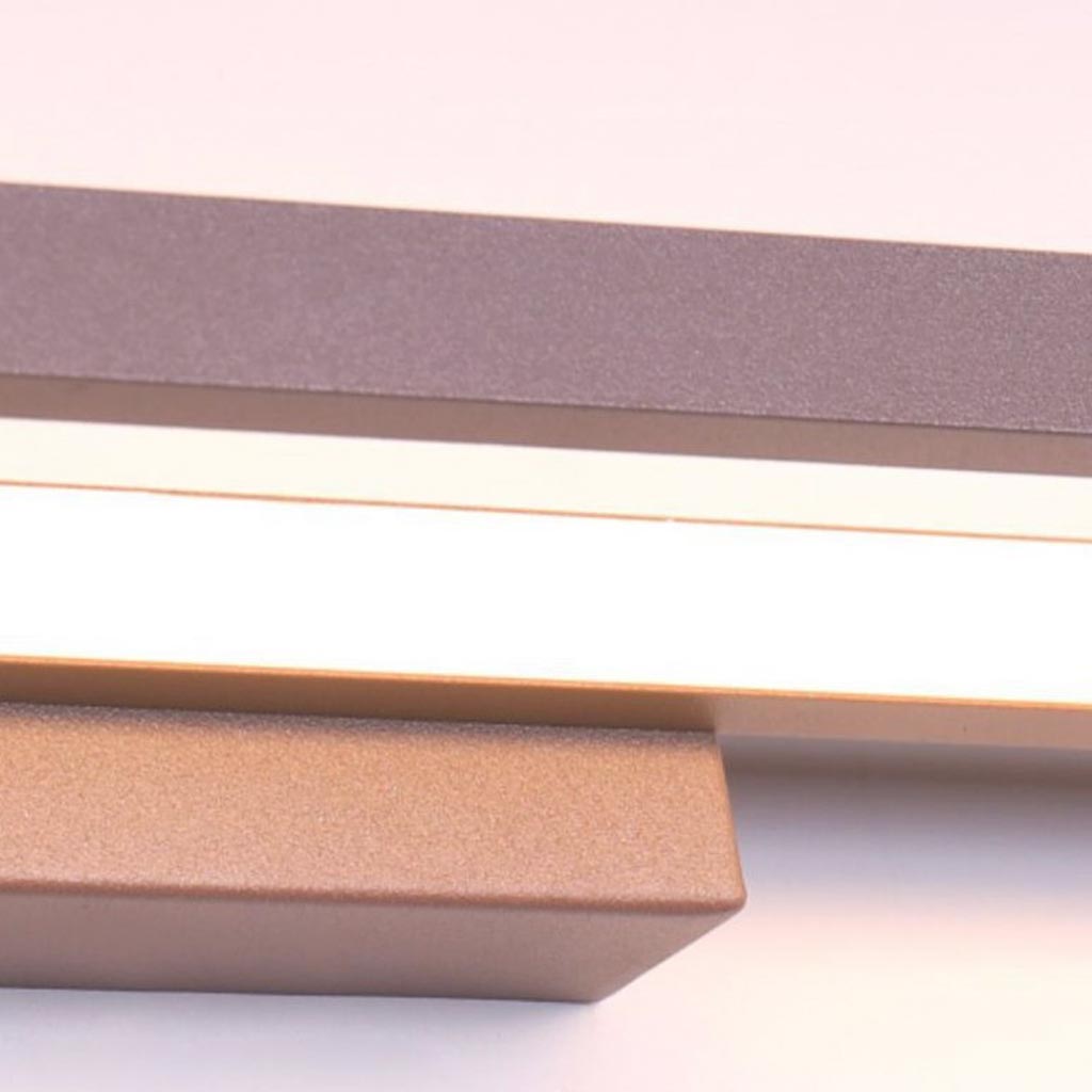 Wall Sconce Vanity Lamp Minimalist Linear Oval LED Detail
