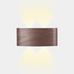 Outdoor Wall Sconce Wood Grain IP54 Waterproof LED