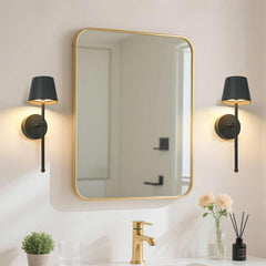 Wall lamp Classic Indoor LED Rechargeable Black Bathroom