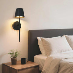 Wall lamp Classic Indoor LED Rechargeable Black Bedroom