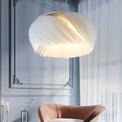 White Acrylic Pendant Light Living Room
