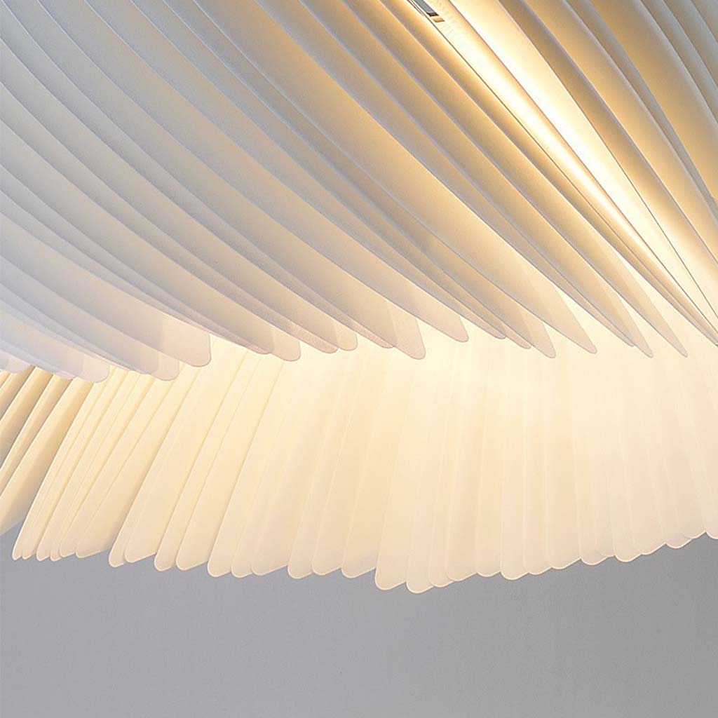 White Acrylic Pendant Light Shade