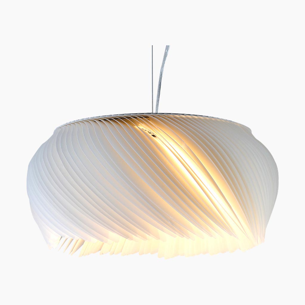 White Acrylic Pendant Light