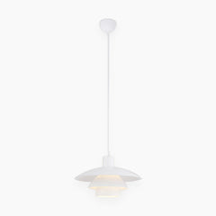 White Dining Room Pendant Light 29cm