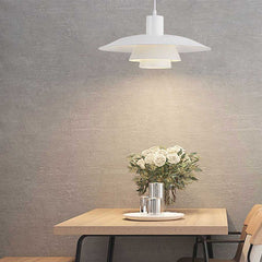 White Dining Room Pendant Light 39cm Room