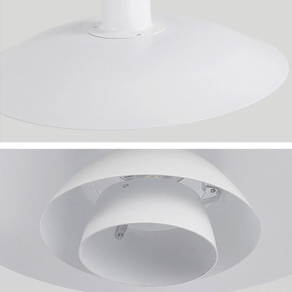 White Dining Room Pendant Light Details