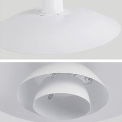 White Dining Room Pendant Light Details