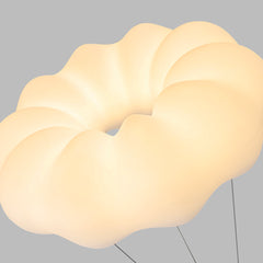 White Cloud Metal LED Pendant Ceiling Light Bottom
