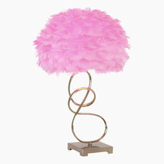 Nordic Spiral Feather Table Lamp main