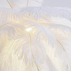 Minimalist Feather Table Lamp Feather
