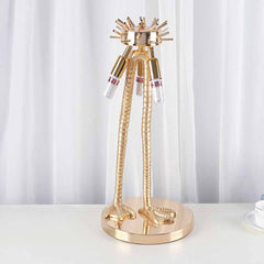 stylish ostrich feather bird feet table lamp base
