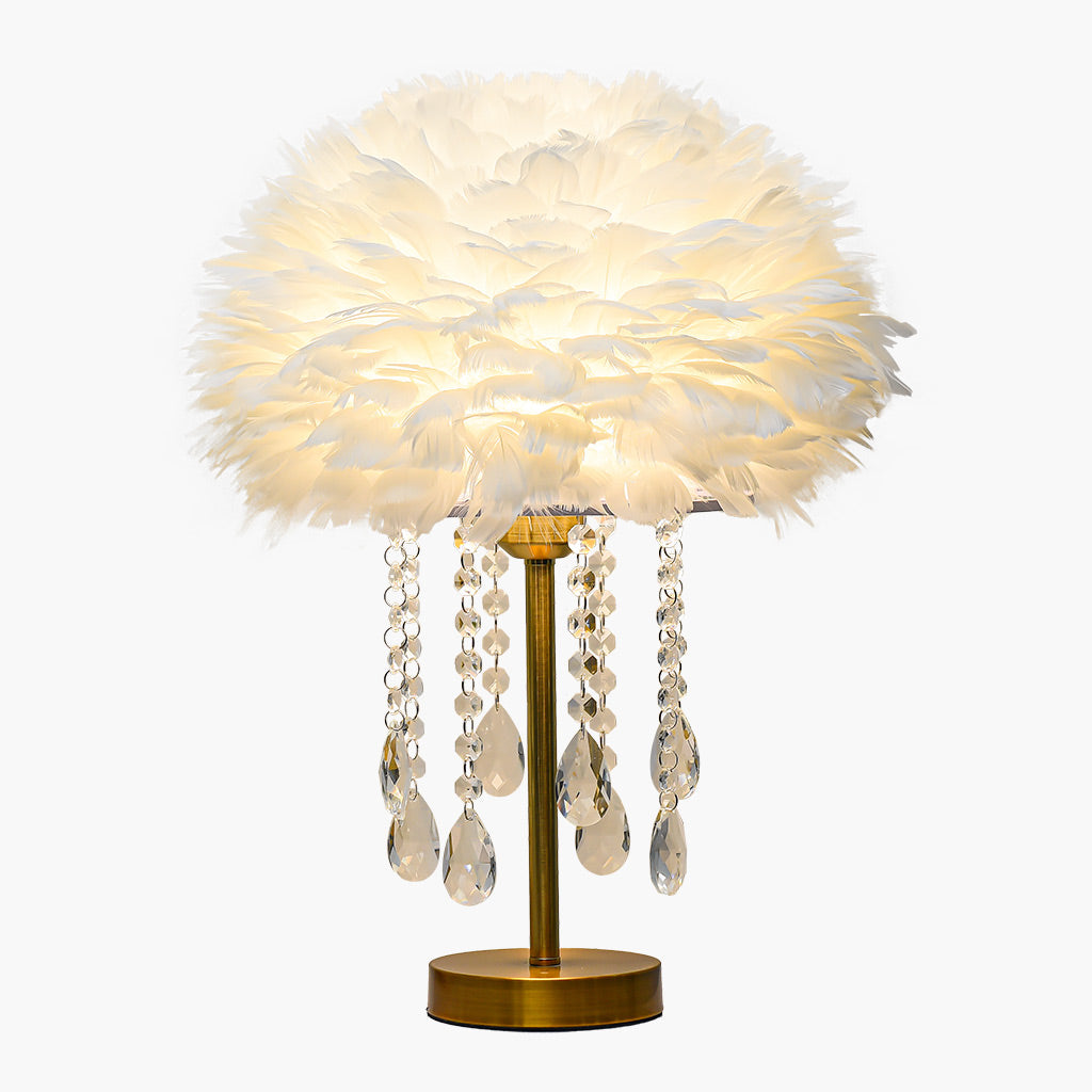 Romantic Feather Table Lamp Main