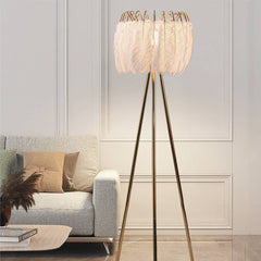 tripod ostrich feather floor lamp ffl003 living room