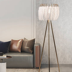 tripod ostrich feather floor lamp ffl003 living room